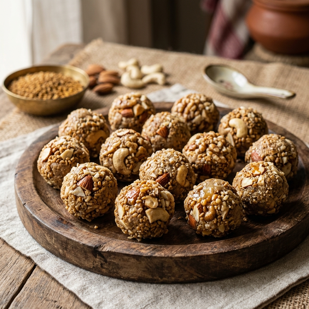 Pure Ghee Methi Dry Fruits Laddu